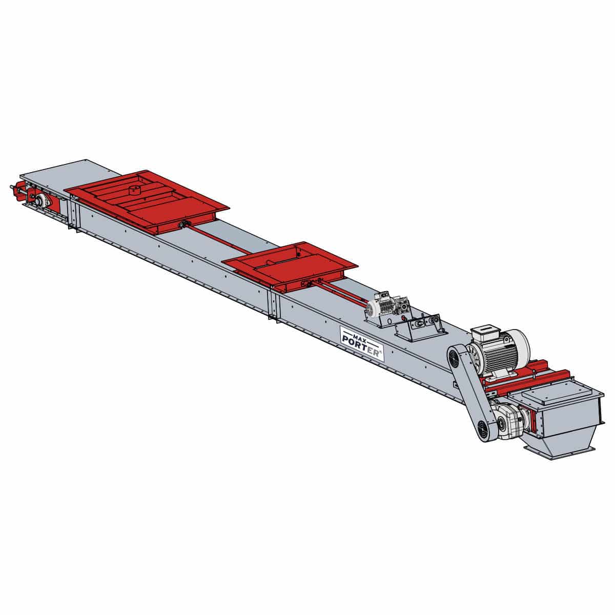 链条输送机 C Series Mysilo Siloport 谷物 倾斜