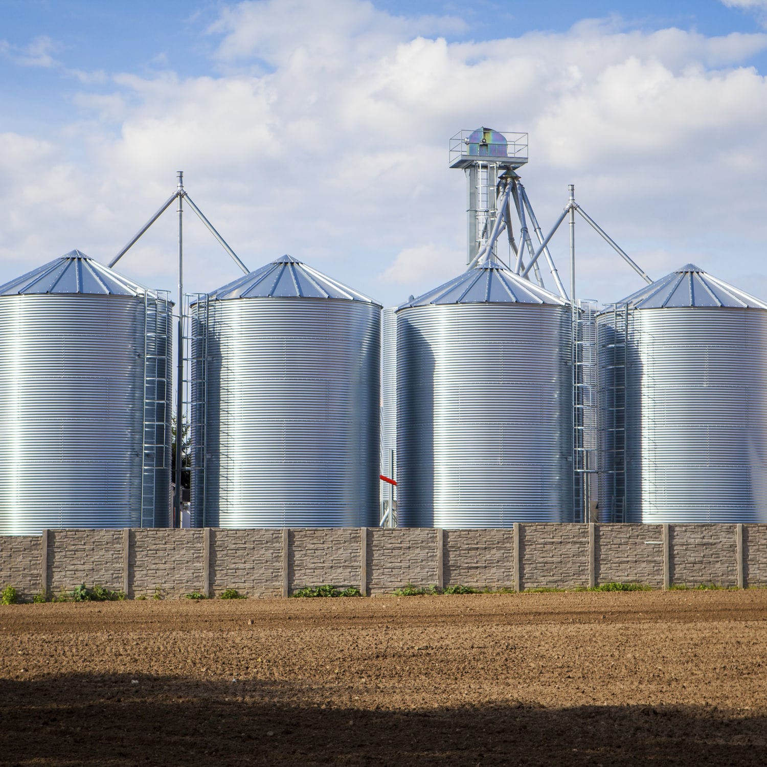 谷物筒仓 Grain Silo Silowave 钢 电镀钢 圆形