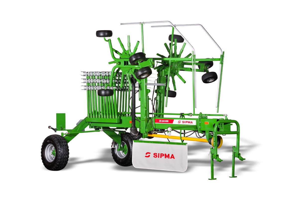 ２点分 轮式搂草机- ZK 650 WIR - Sipma - 侧向堆放式/ 双旋翼