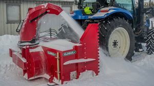 悬挂式吹雪机