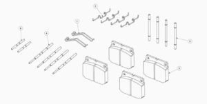 JCB农业机械制动器维修套件