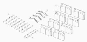JCB农业机械制动器维修套件