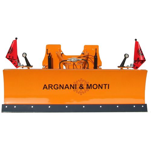 直线型除雪铲 - 8LM1B series  - A.M. di Argnani & Monti srl - 液压调节 / 拖拉机前部三点悬挂连接 / 带有橡胶刮板