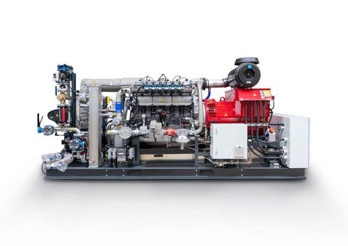 生物气体发电机组 - BGA136 ETA - agriKomp GmbH - 固定式 / 风冷式 / 水冷
