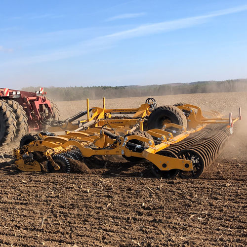 牵引式圆盘耙 - DISC-O-MULCH® Serie R - AGRISEM International - 2分区式 / 带滚筒 / 折叠