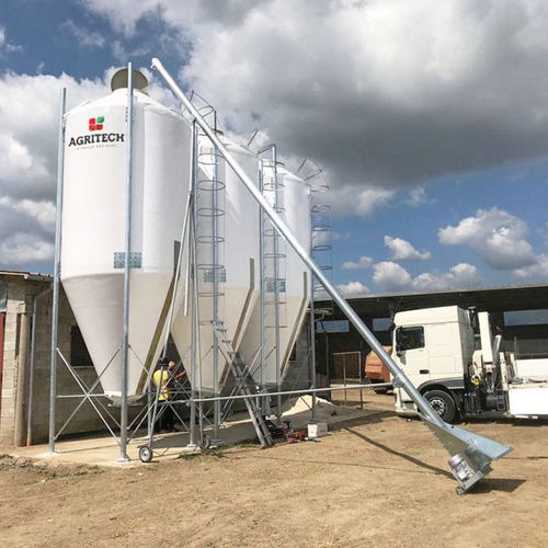 谷物筒仓 - SIV Series - AGRITECH S.R.L. - 用于饲料 / 玻璃纤维 / 圆形