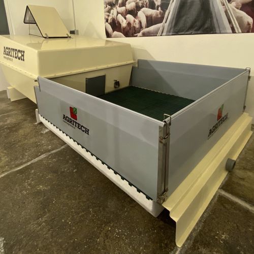 畜牧养殖饲养笼舍 - FIBERBOX 150 - AGRITECH S.R.L. - 猪崽 / 独立型 / 钢