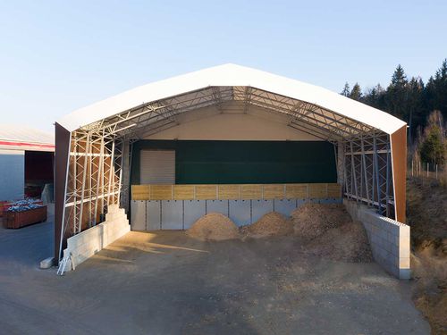 多用途仓库建筑 - AGROTEL GmbH - 模块化 / 可拆卸 / 钢结构