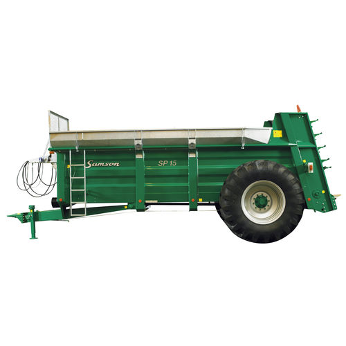 牵引式有机肥抛撒车 - SP Series - SAMSON AGRO A/S - 垂直喷洒 / 单车轴