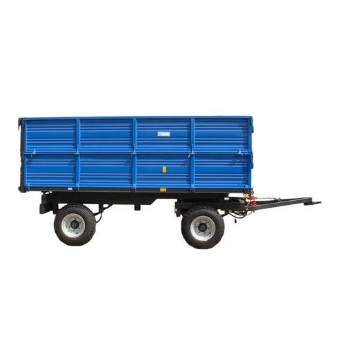 侧卸拖车 - MC100/RT-2A - SC Mecanica Ceahlau SA - 农用 / 10吨 / 液压制动