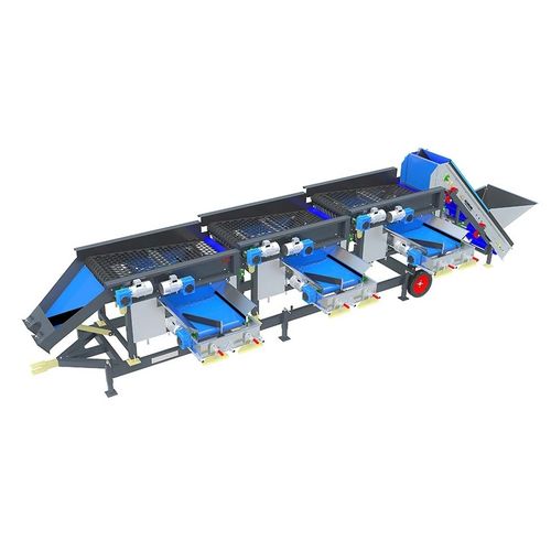 蔬菜分拣机 - S 90 - Allround Vegetable Processing B.V. - 振动筛孔 / 自动 / 校准