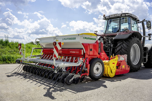 机械条播机 - VITASEM series - PÖTTINGER Landtechnik GmbH - 拖拉机悬挂 / 三点悬挂