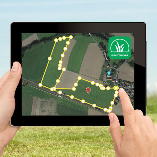 收割速度管理软件 - PÖTTINGER Landtechnik GmbH - 农用 / 收获