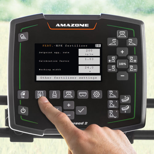 嵌入式作物投入控制器 - AmaSpread 2 - AMAZONEN-WERKE H. Dreyer GmbH & Co. KG - 施肥