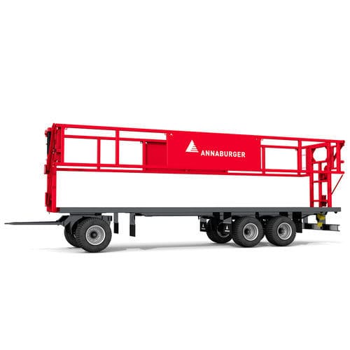 托盘拖车 - HT 24.05 - ANNABURGER Nutzfahrzeug GmbH - 3车轴 / 农用 / 用于草捆