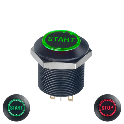 按钮式开关开关 - FDAP1C1282F23 - APEM GmbH - 启动/停止 / 照明用 / IP54