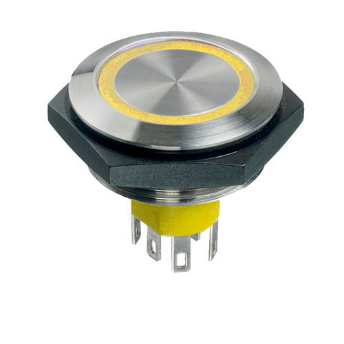 按钮式开关开关 - AV55022000074BK - APEM GmbH - IP67 / IP65 / LED