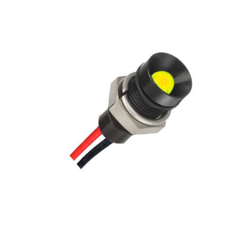 LED信号灯 - Q8R3BXXHY24E - APEM GmbH - 黄色 / 固定 / 带有线缆