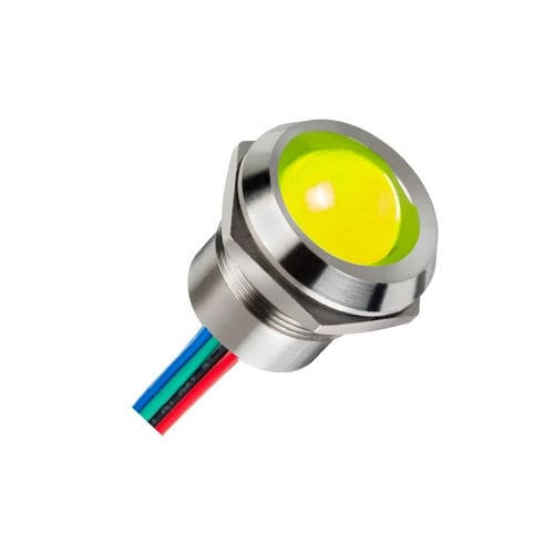 LED信号灯 - Q22P5CXXSY110E - APEM GmbH - 黄色 / 固定 / 带有线缆