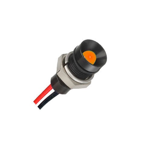 LED信号灯 - Q6R5BXXO02E - APEM GmbH - 橙色 / 固定 / 带有线缆