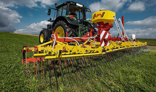 弹齿耙 - GS 600 M1	 - APV - Technische Produkte GmbH/阿伯伟 - 带有播种机 / 除草