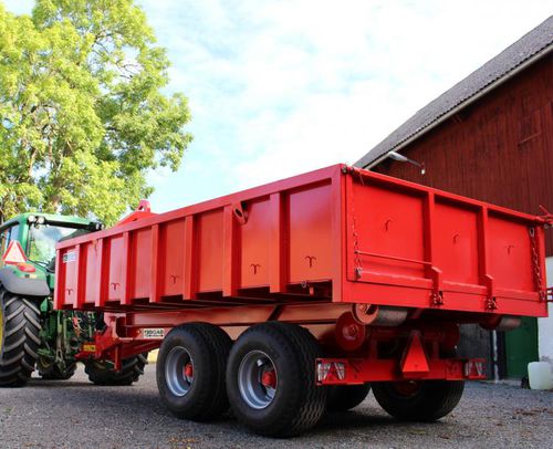 随车吊拖车 - BIGAB 7-10 - AS FORS MW - 倾卸式 / 双车轴 / 农用