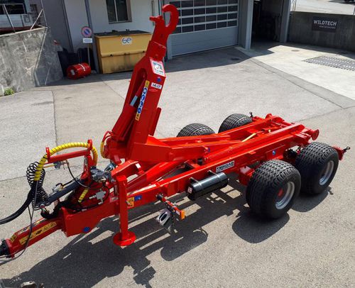 随车吊拖车 - BIGAB 14–17 - AS FORS MW - 倾卸式 / 双车轴 / 农用