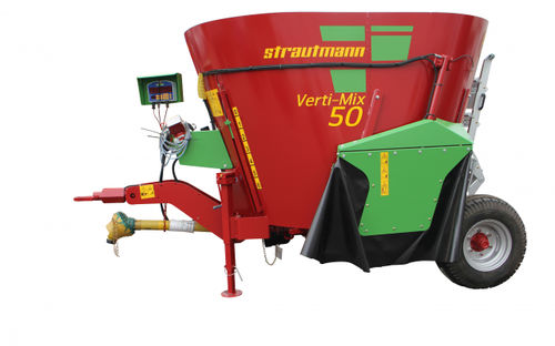 立式螺杆搅拌机 - Verti-Mix 40 / 50 / 70 - B. Strautmann & Söhne GmbH u. Co. KG - 牵引式 / 侧边卸载 / 单螺杆