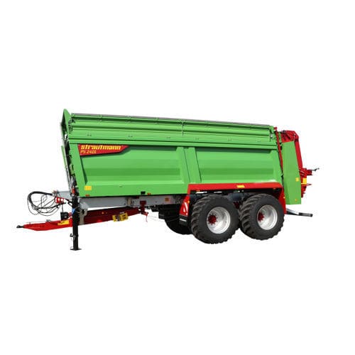 牵引式有机肥抛撒车 - PS series - B. Strautmann & Söhne GmbH u. Co. KG - 水平喷洒 / 串联 / 3车轴