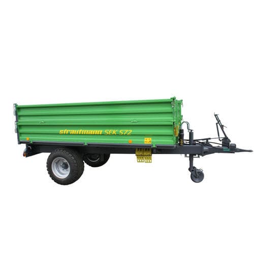 倾卸式拖车 - SEK series - B. Strautmann & Söhne GmbH u. Co. KG - 单车轴 / 农用 / 0 t...10 t