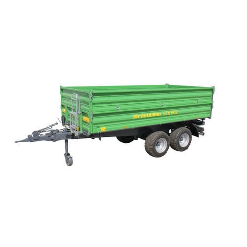 倾卸式拖车 - STK series - B. Strautmann & Söhne GmbH u. Co. KG - 双车轴 / 农用 / 0 t...10 t