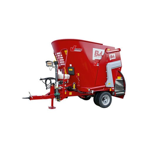 立式螺杆搅拌机 - V-MIX FILL PLUS L - Bernard van Lengerich Maschinenfabrik GmbH & Co. KG/德国BVL倍威力TMR - 牵引式 / 侧边卸载 / 单螺杆