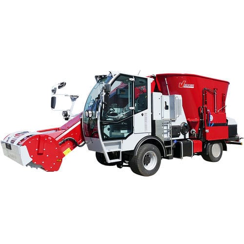 立式螺杆搅拌机 - V-MIX DRIVE MAXIMUS PLUS 1S - Bernard van Lengerich Maschinenfabrik GmbH & Co. KG/德国BVL倍威力TMR - 自走式 / 侧边卸载 / 单螺杆