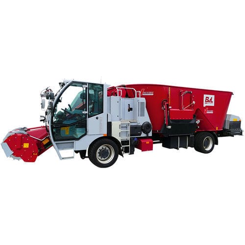 立式螺杆搅拌机 - V-MIX DRIVE MAXIMUS PLUS 2S - Bernard van Lengerich Maschinenfabrik GmbH & Co. KG/德国BVL倍威力TMR - 自走式 / 侧边卸载 / 双螺杆