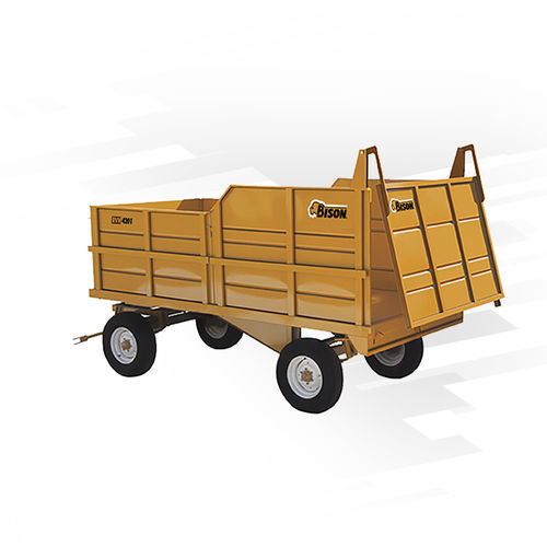 自卸拖车 - RVH-4201 SERIE - Bison - 双车轴 / 农用 / 牲畜饲料