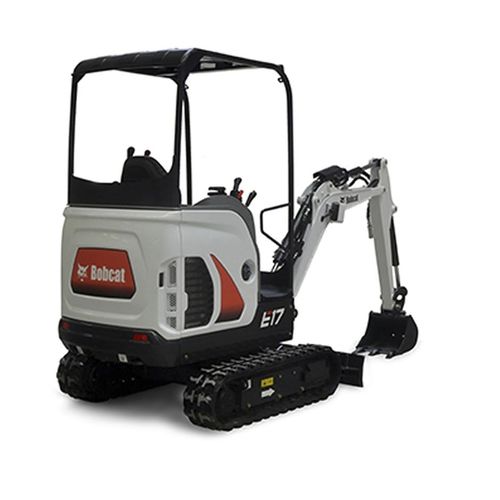 履带挖掘机 - E17 - Bobcat Emea - 液压 / 带挡板 / 紧凑型