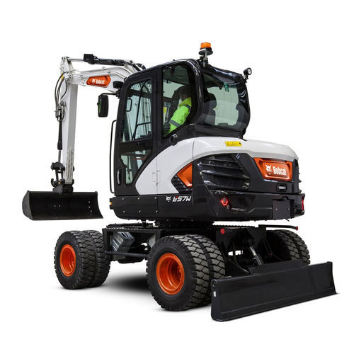 履带挖掘机 - E57W - Bobcat Emea - 带挡板 / 石材