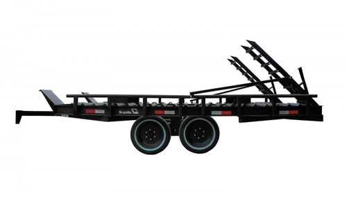 托盘拖车 - Braselio Industria e Comercio de Maquinas Ltda. - 双车轴 / 农用 / 0 t...10 t