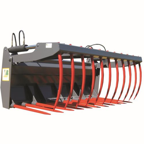 肥料叉 - D45-D46 Silage fork with grapple - Bressel und Lade Maschinenbau GmbH - 液压调节 / 带有抓取器 / 拖拉机悬挂