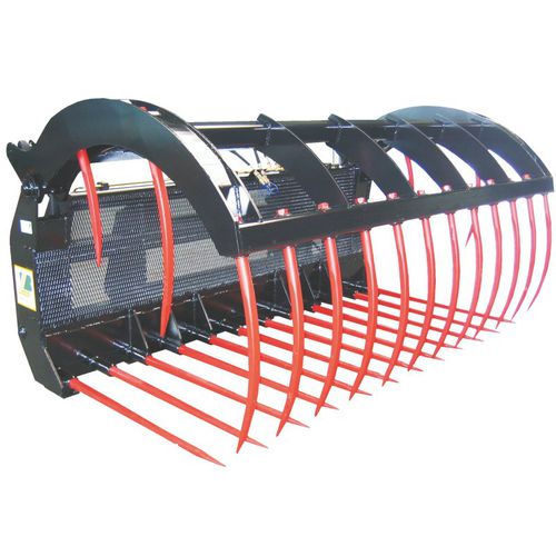 肥料叉 - D50 Silage-/Manure fork with grapple XL - Bressel und Lade Maschinenbau GmbH - 带有抓取器