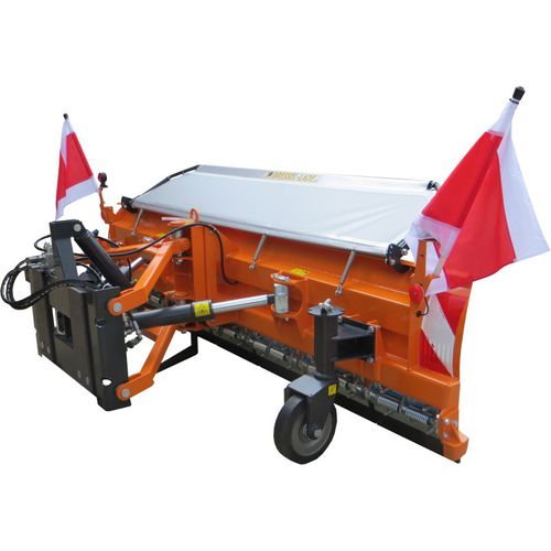 直线型除雪铲 - W36 Snow bade type SRS - Bressel und Lade Maschinenbau GmbH - 液压调节 / 带有橡胶刮板 / 拖拉机前部三点悬挂连接