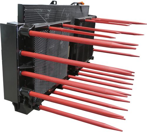 青贮叉 - D35 Green forage fork - foldable - Bressel und Lade Maschinenbau GmbH - 液压调节 / 后部悬挂 / 向下折叠