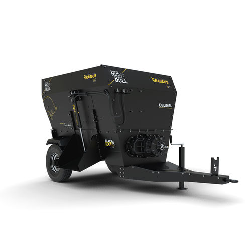 卧式立式饲料搅拌机 - Brassus H2 - CELIKEL AGRICULTURAL MACHINERY INC - 牵引式 / 侧边卸载 / 双螺杆