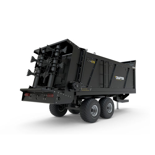 牵引式撒肥机 - Crafter X13 - CELIKEL AGRICULTURAL MACHINERY INC - 垂直喷洒 / 双车轴 / 堆肥