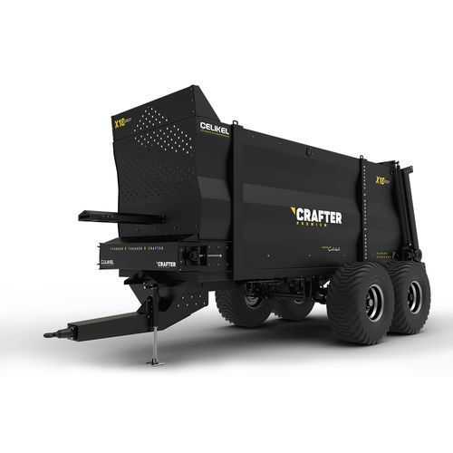 牵引式撒肥机 - Crafter X18 - CELIKEL AGRICULTURAL MACHINERY INC - 垂直喷洒 / 双车轴 / 堆肥