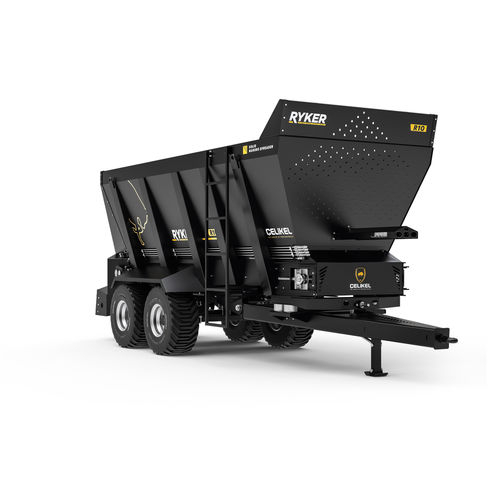 牵引式撒肥机 - Ryker R10 - CELIKEL AGRICULTURAL MACHINERY INC - 水平喷洒 / 双车轴 / 堆肥