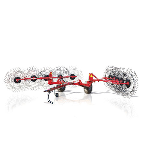 轮式搂草机 - Finger Wheel Rake With 10 Rakes - Celmak Agriculture Machinery - 侧向堆放式 / 中央堆放式 / 多转子