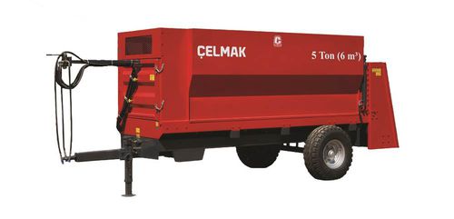 自卸拖车 - 5 Tonne 6 m³ Solid manure trailer - Celmak Agriculture Machinery - 倾卸式 / 单车轴 / 农用
