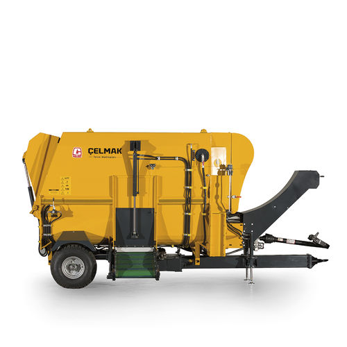 卧式立式饲料搅拌机 - 8m³ Horizontal Mixing Vagon - Celmak Agriculture Machinery - 牵引式 / 固定式 / 悬挂式