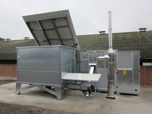 生物质燃料空气加热器 - THB-A230 - Clim.Air.50 s.r.l. - 禽舍